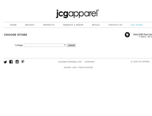 Tablet Screenshot of mail.jcgstore.com